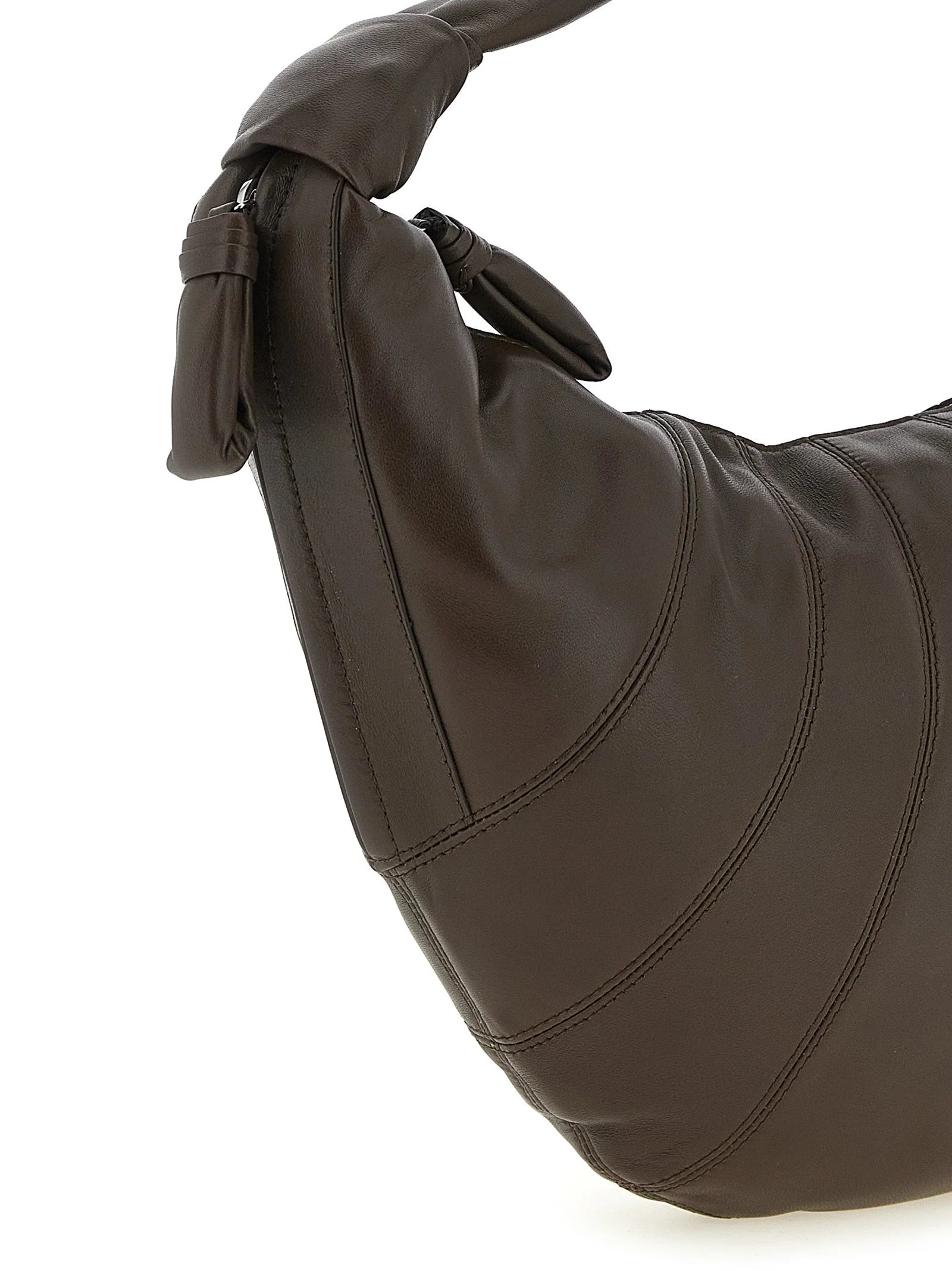 Lemaire Brown Lamb Leather Shoulder Bag