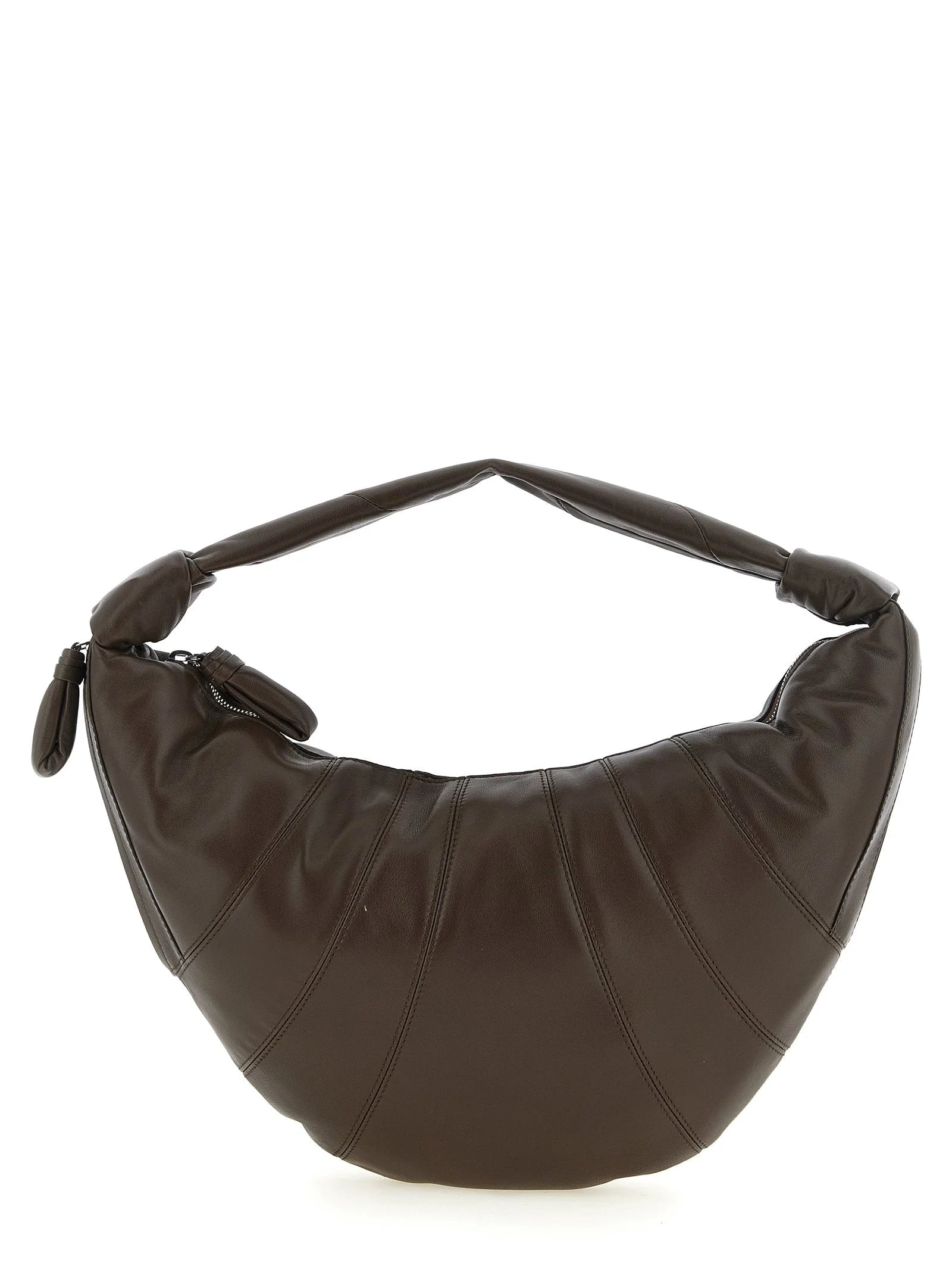 Lemaire Brown Lamb Leather Shoulder Bag
