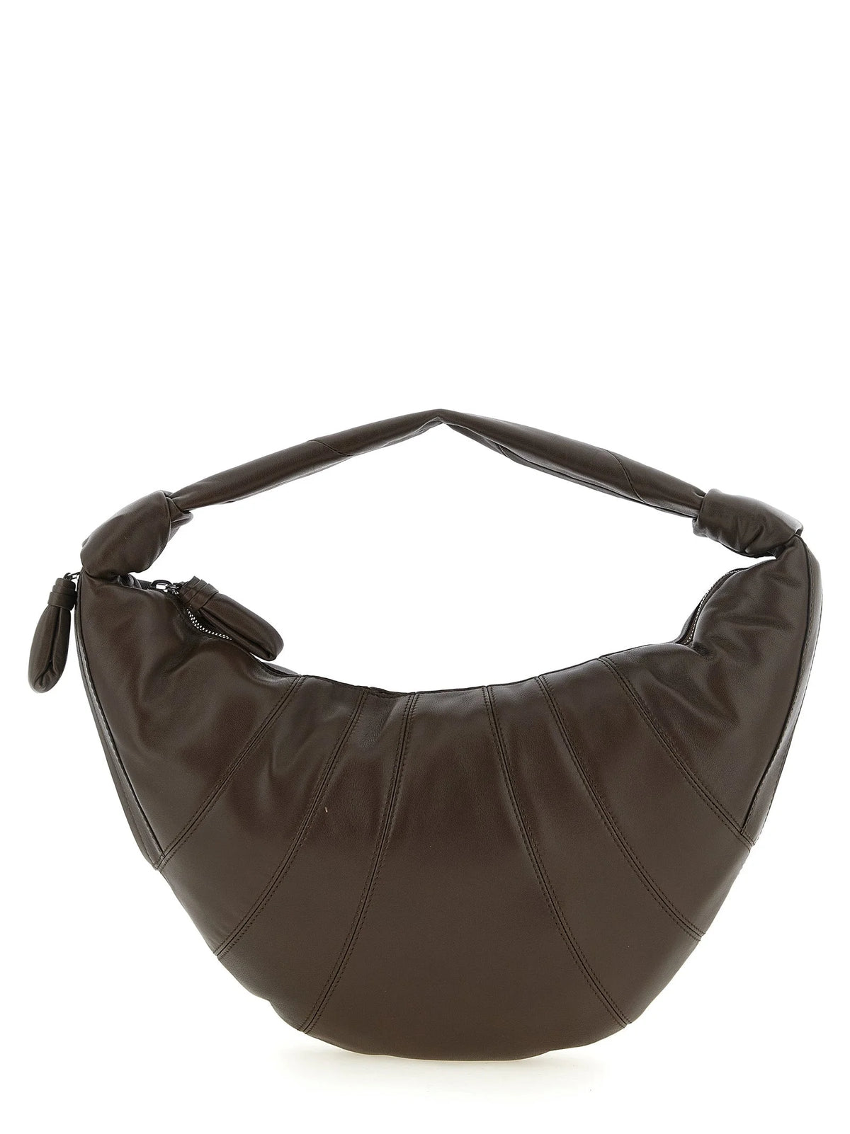 Lemaire Brown Lamb Leather Shoulder Bag