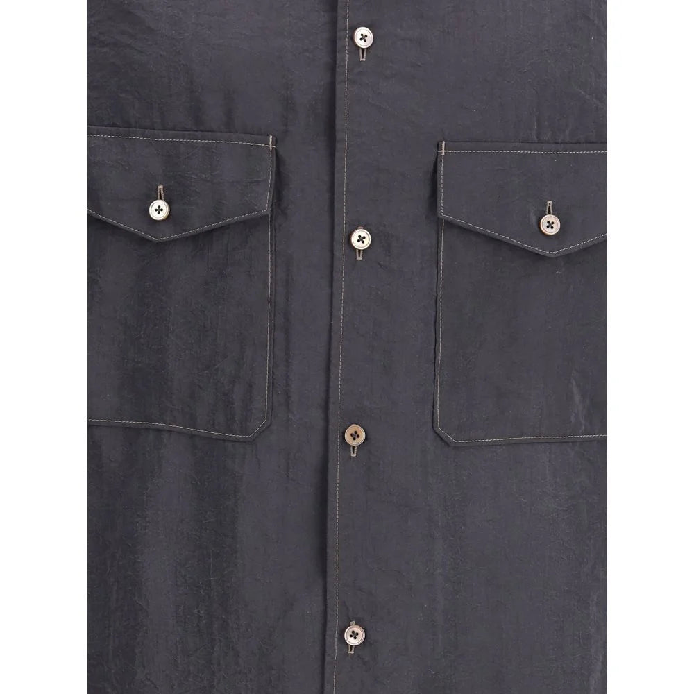 Lemaire Convertible Collar Shirt - Shirts