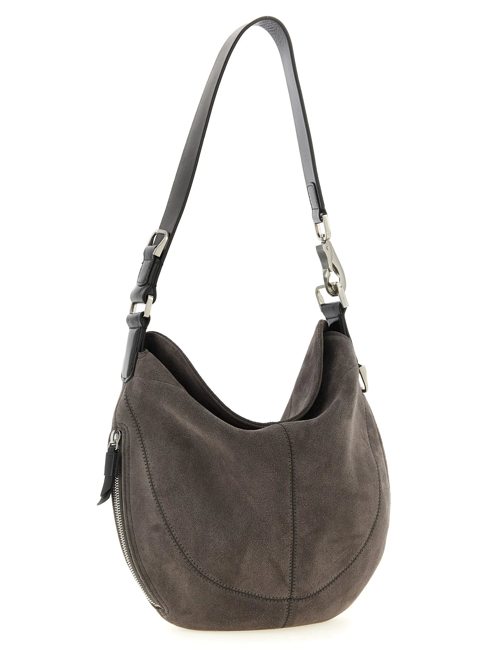 Lemaire Gray Calfskin Shoulder Bag