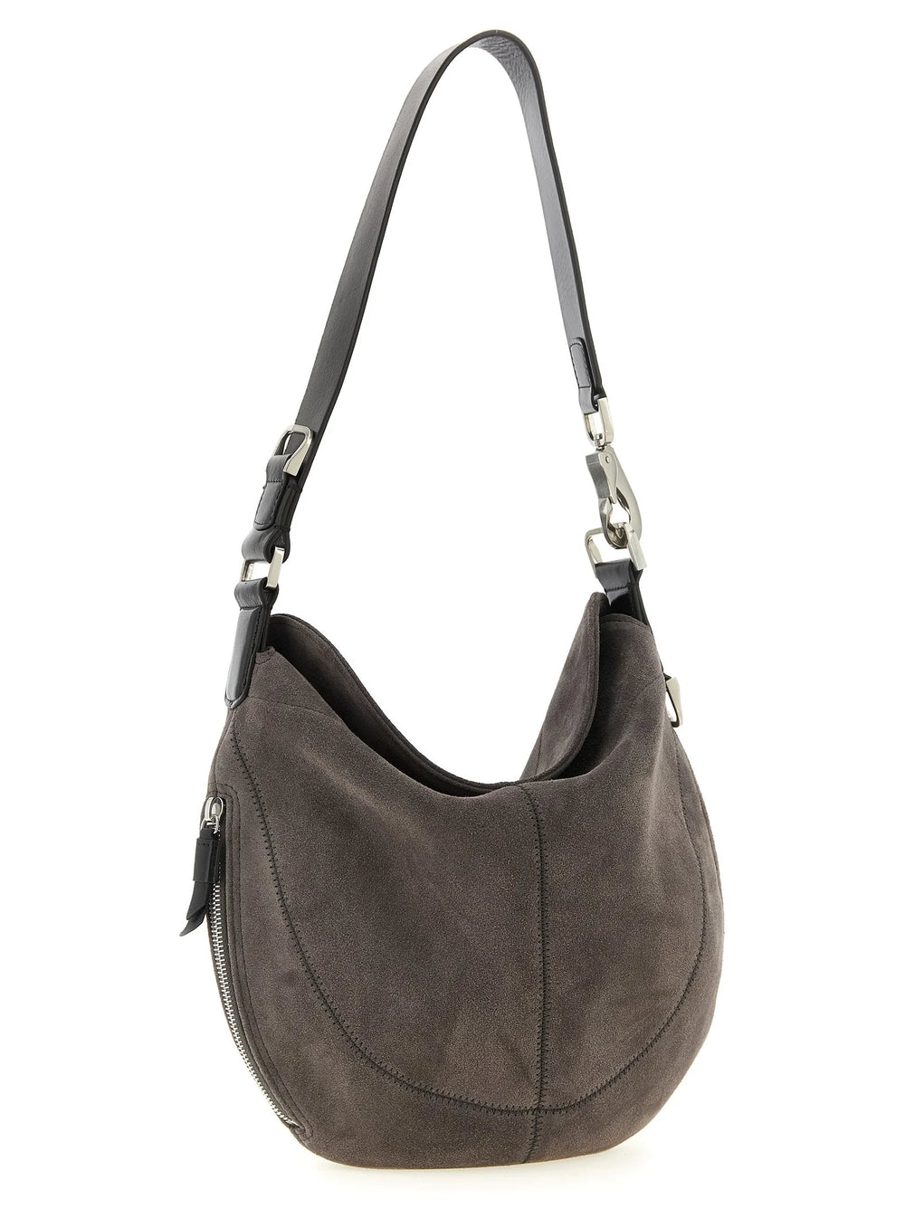 Lemaire Gray Calfskin Shoulder Bag