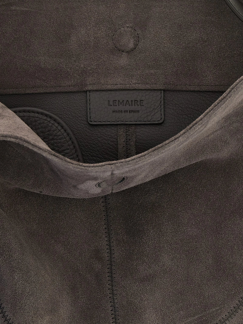 Lemaire Gray Calfskin Shoulder Bag