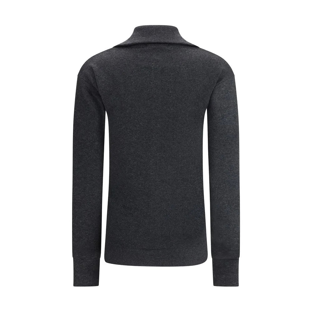 Lemaire Gray Wool Cardigan - L