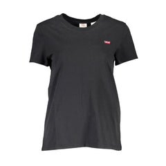 Levi’s Black Cotton Women T-Shirt - XS