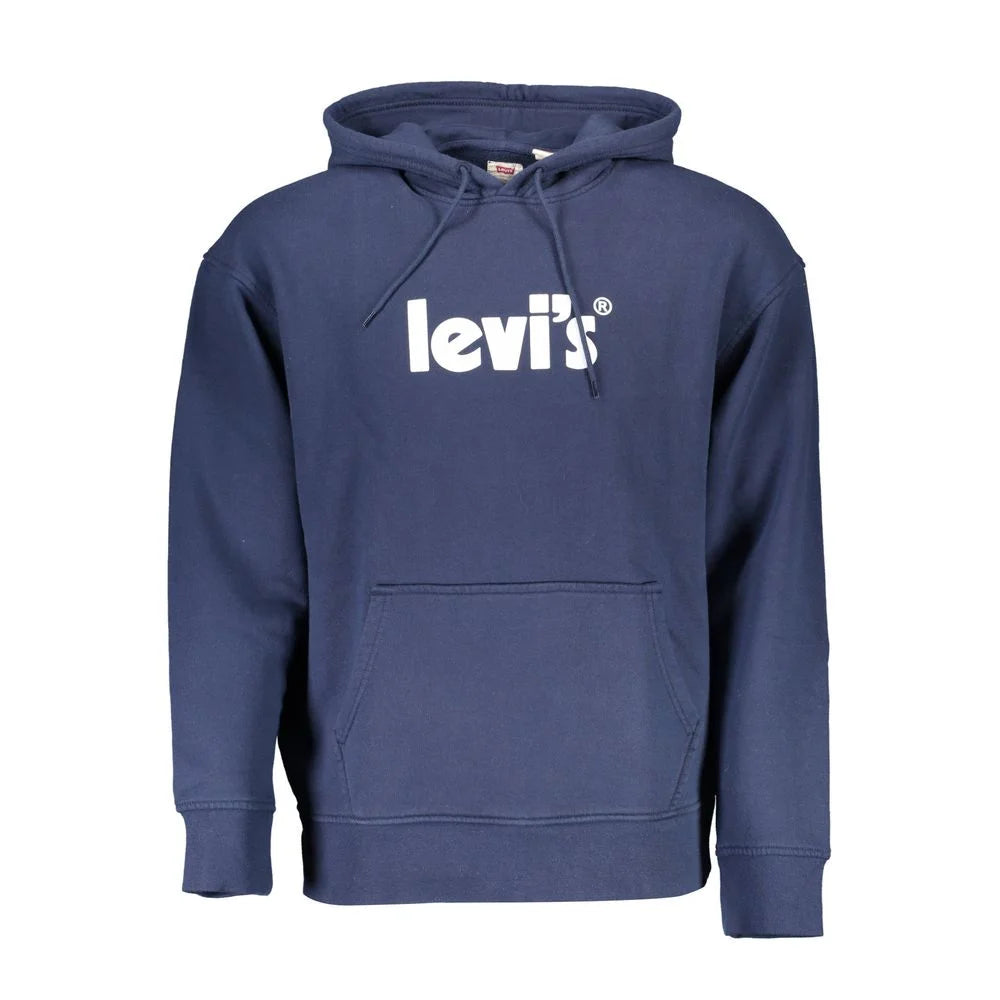 Levi’s Blue Cotton Men Sweater - S - Hoodies