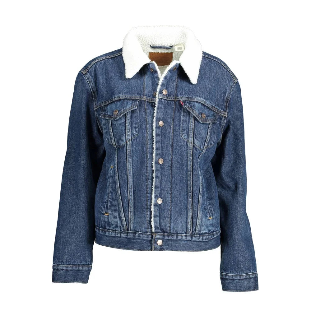 Levi’s Blue Cotton Women Jacket - Trucker Jackets