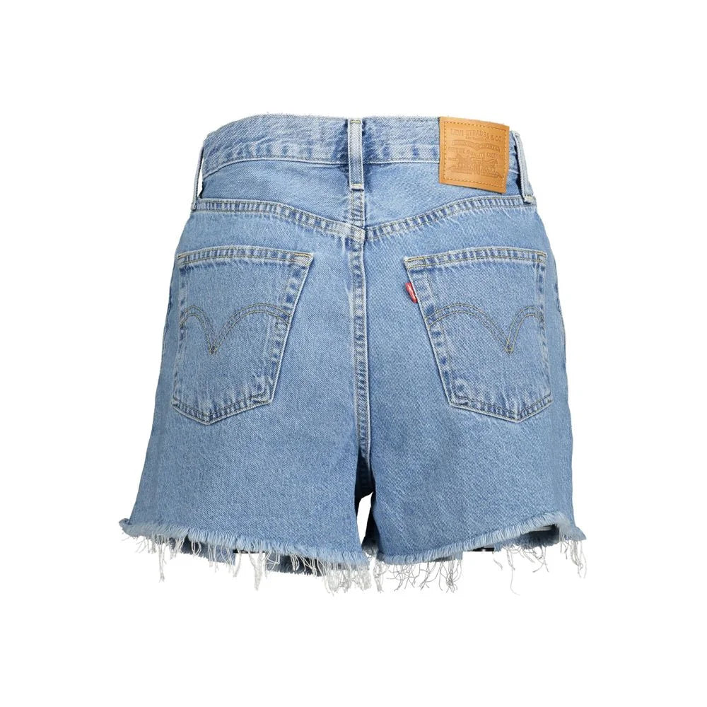 Levi’s Blue Cotton Women Shorts - Denim Shorts