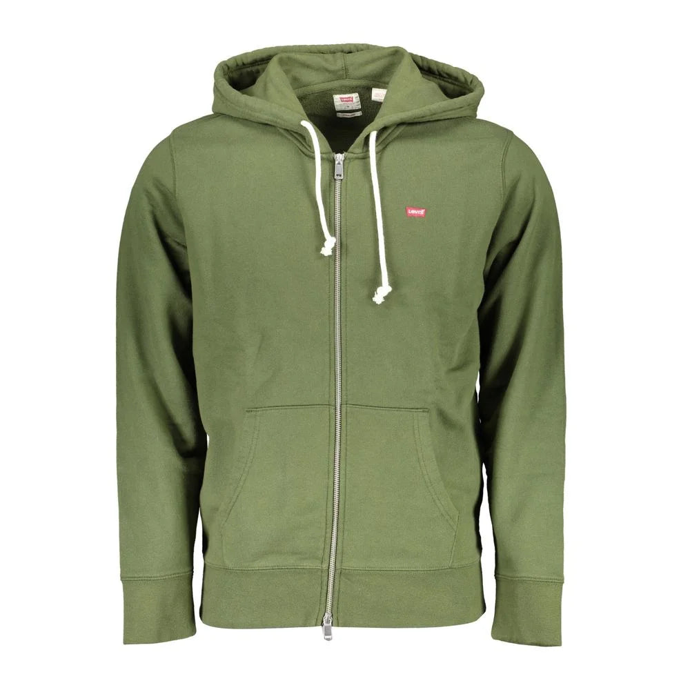 Levi’s Green Cotton Men Sweater - S - Hoodies