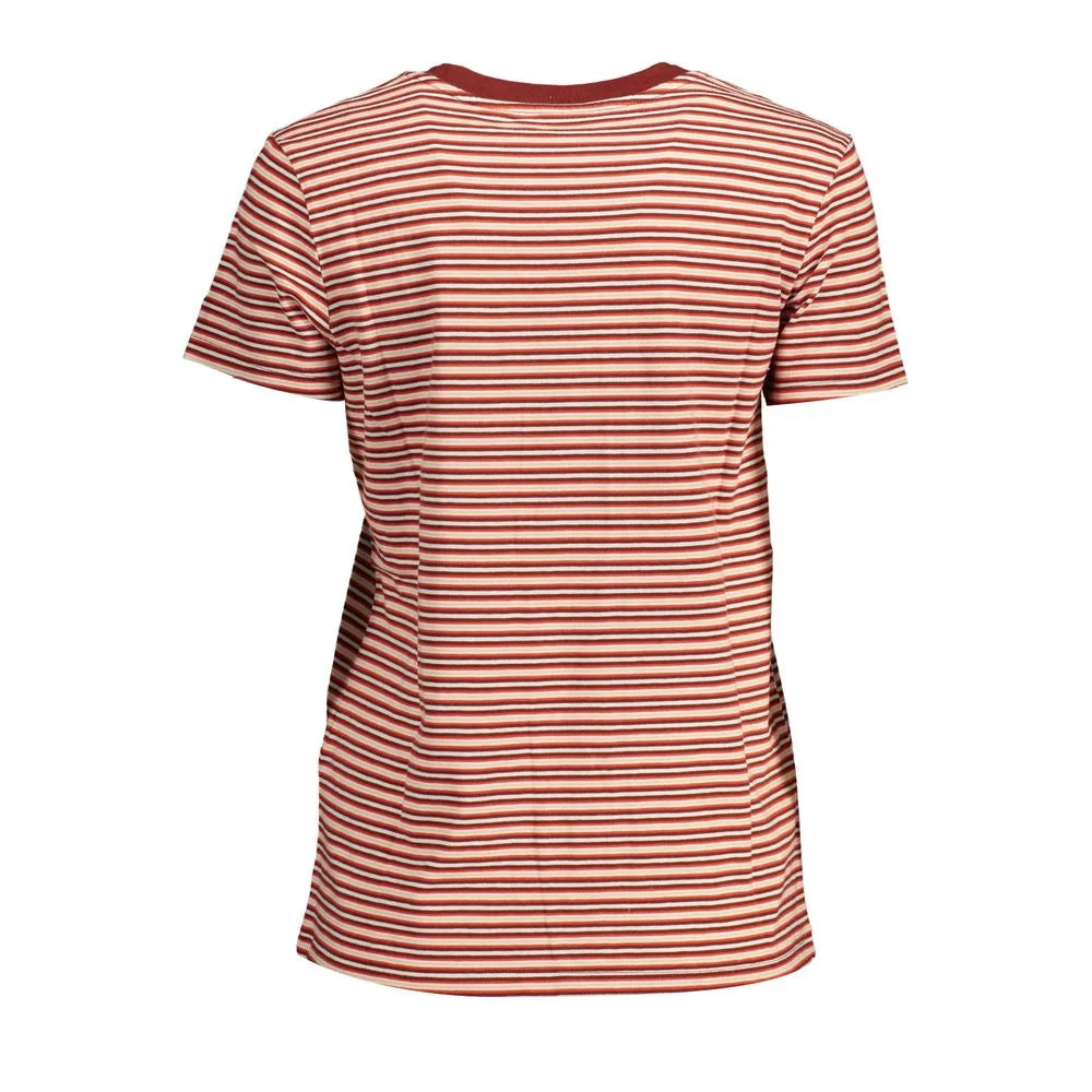 Levi’s Red Cotton Women T-Shirt - 2XS