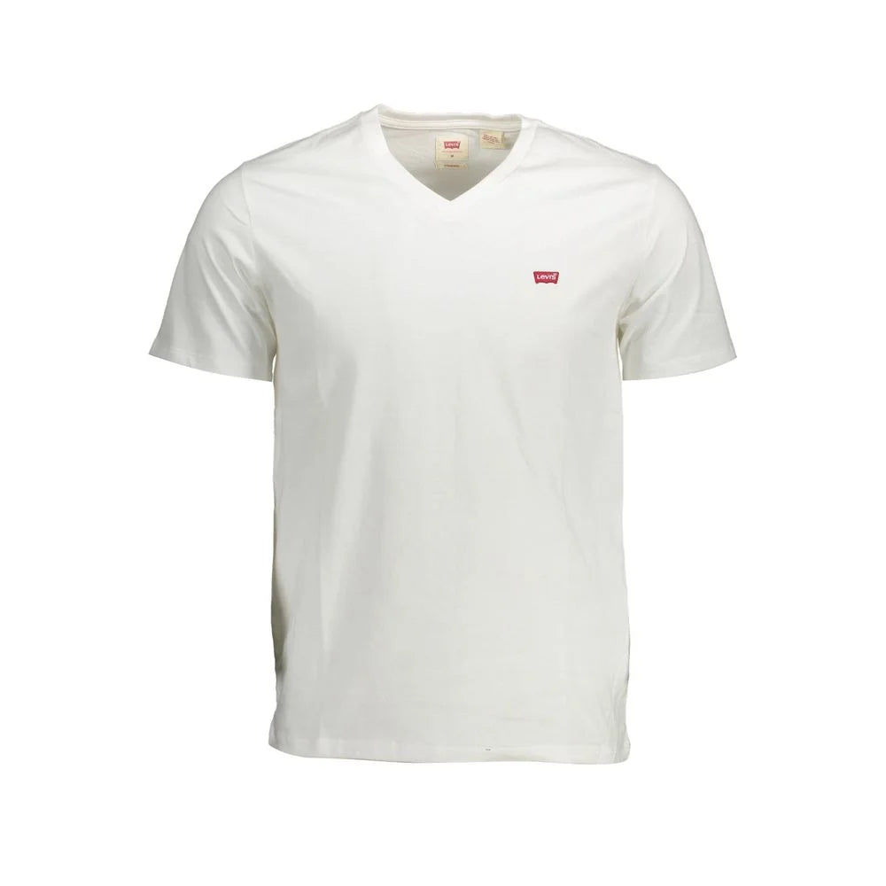 Levi’s White Cotton Men T-Shirt - S