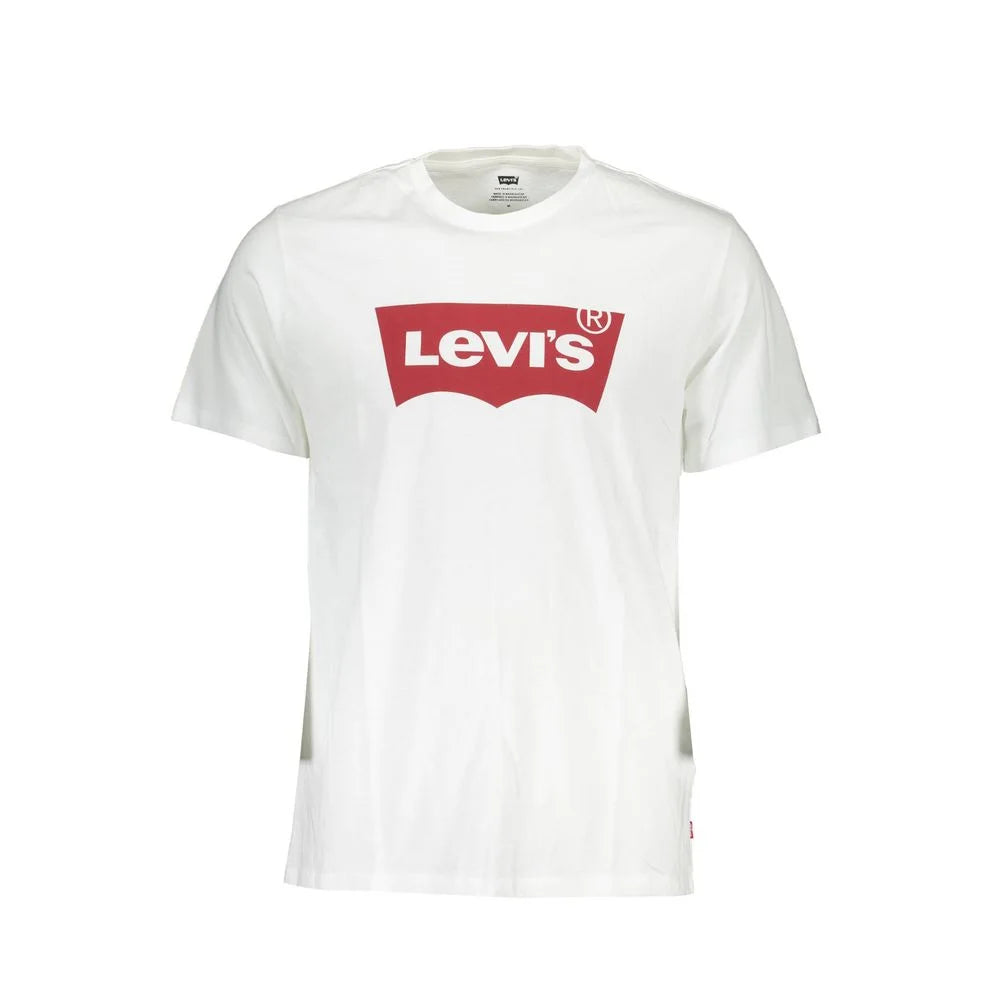 Levi’s White Cotton Men T-Shirt - XL
