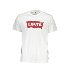 Levi’s White Cotton Men T-Shirt - XL