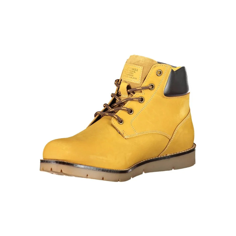 Levi’s Yellow Leather Mens Boot - EU41/US8 - Boots