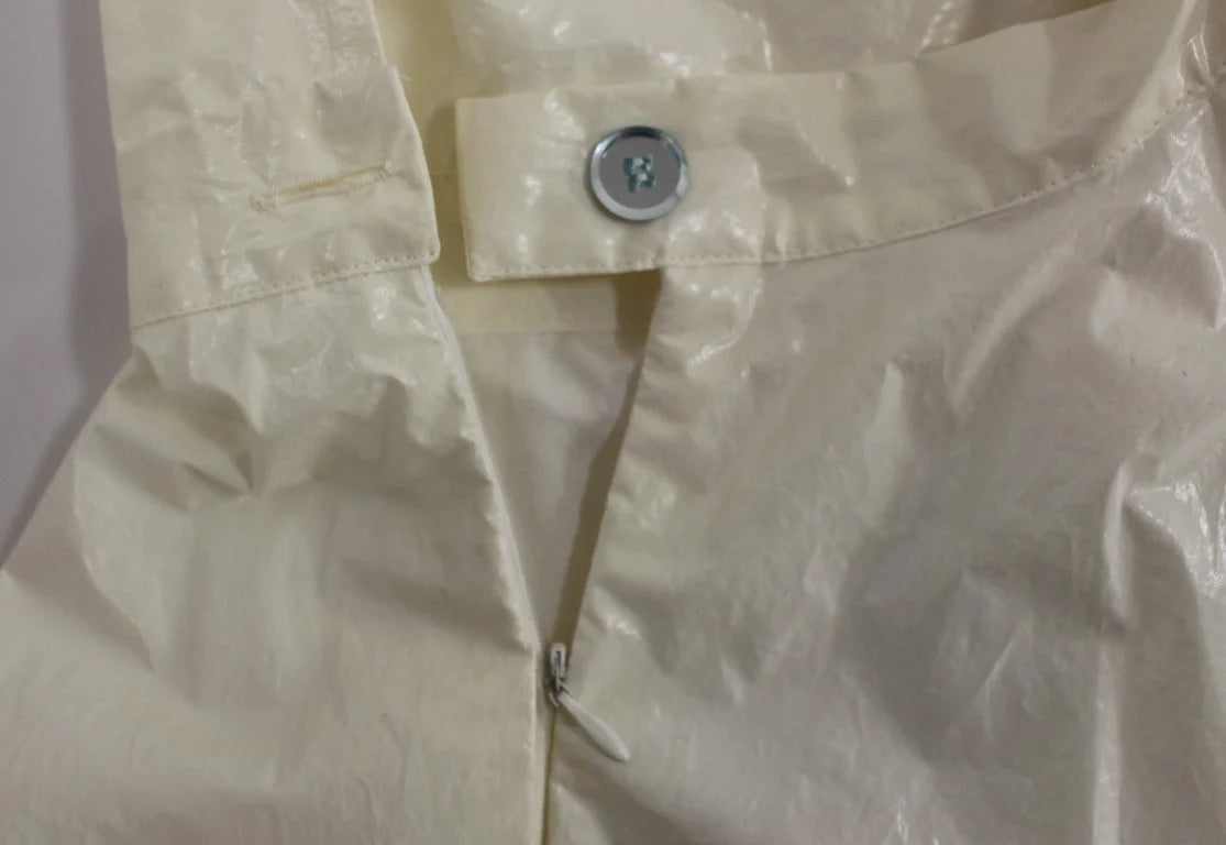 Licia Florio White Halterneck Knee Length Tea Dress - Dresses