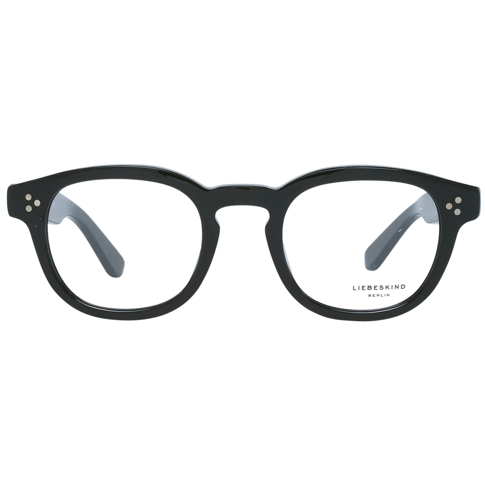 Liebeskind Chic Black Rectangle Designer Frames - Eyeglasses