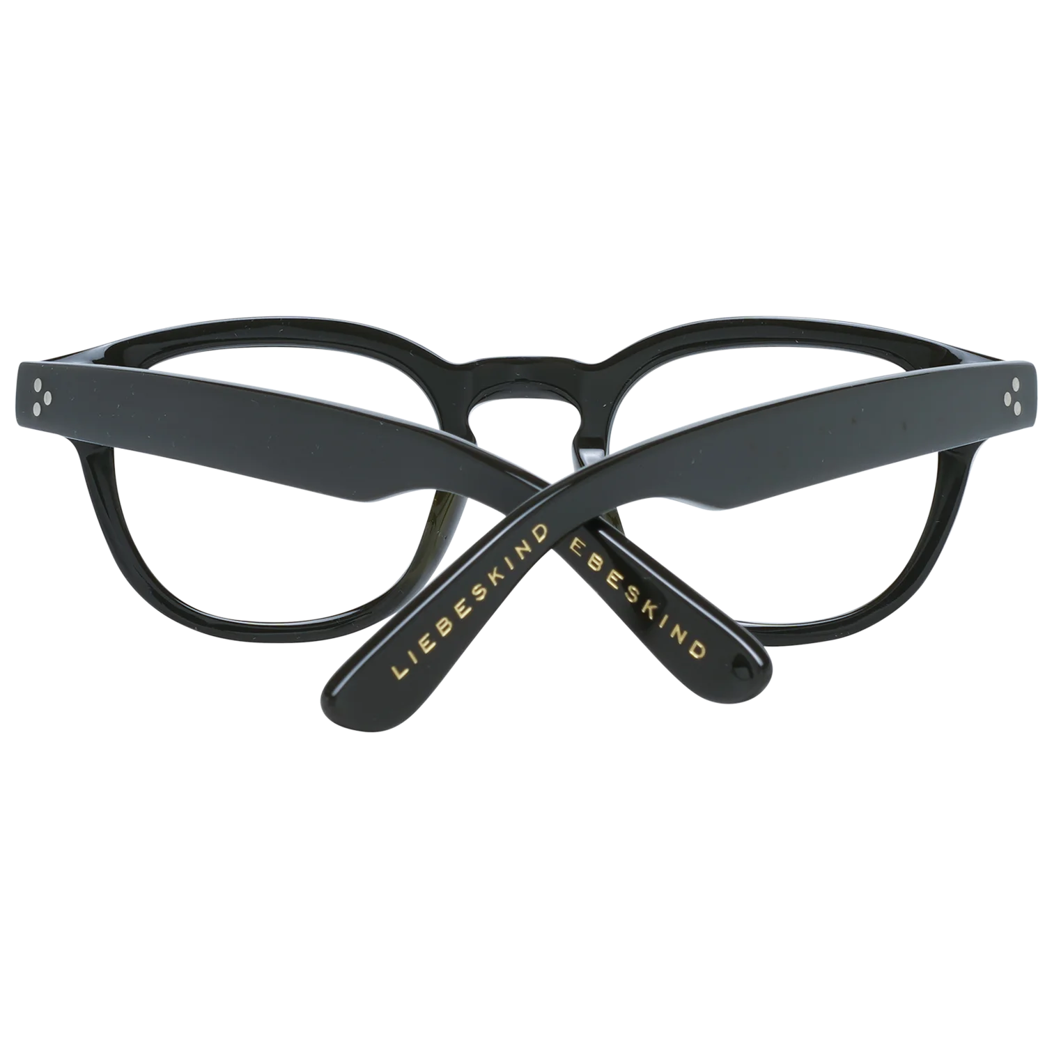 Liebeskind Chic Black Rectangle Designer Frames - Eyeglasses