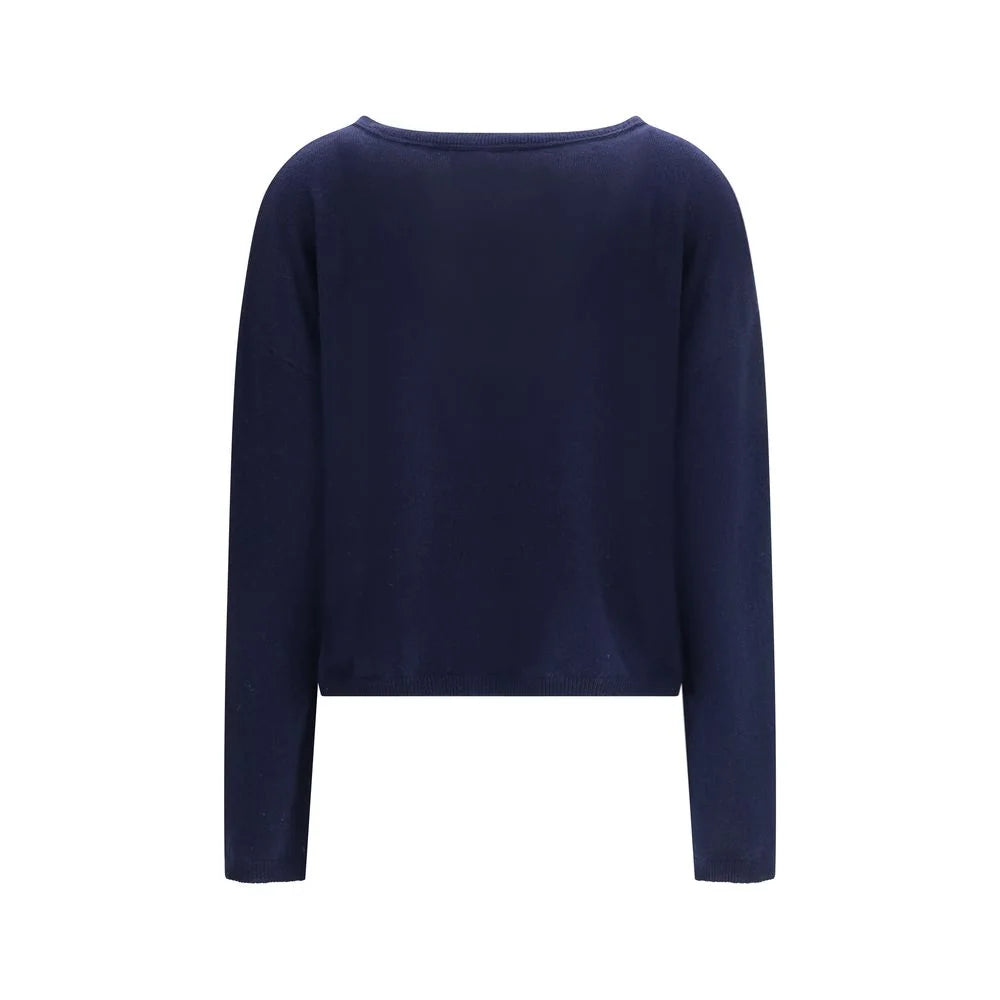 Lisa Yang Blue Cashmere Cardigan - 2