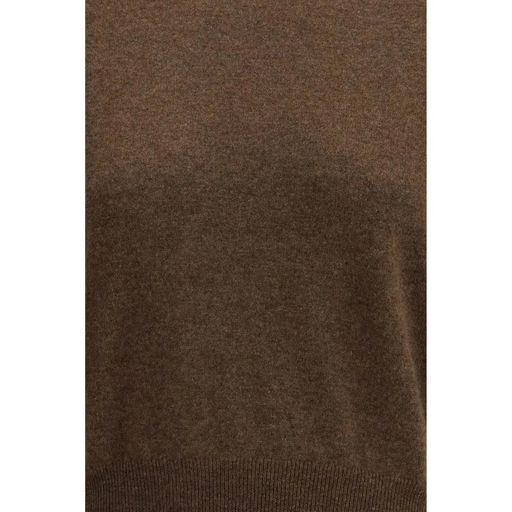 Lisa Yang Brown Fleece Wool T-Shirt