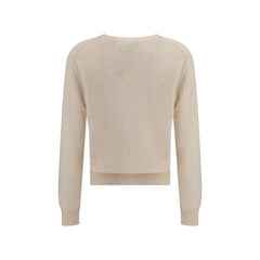 Lisa Yang Cream Fleece Wool Sweatshirt
