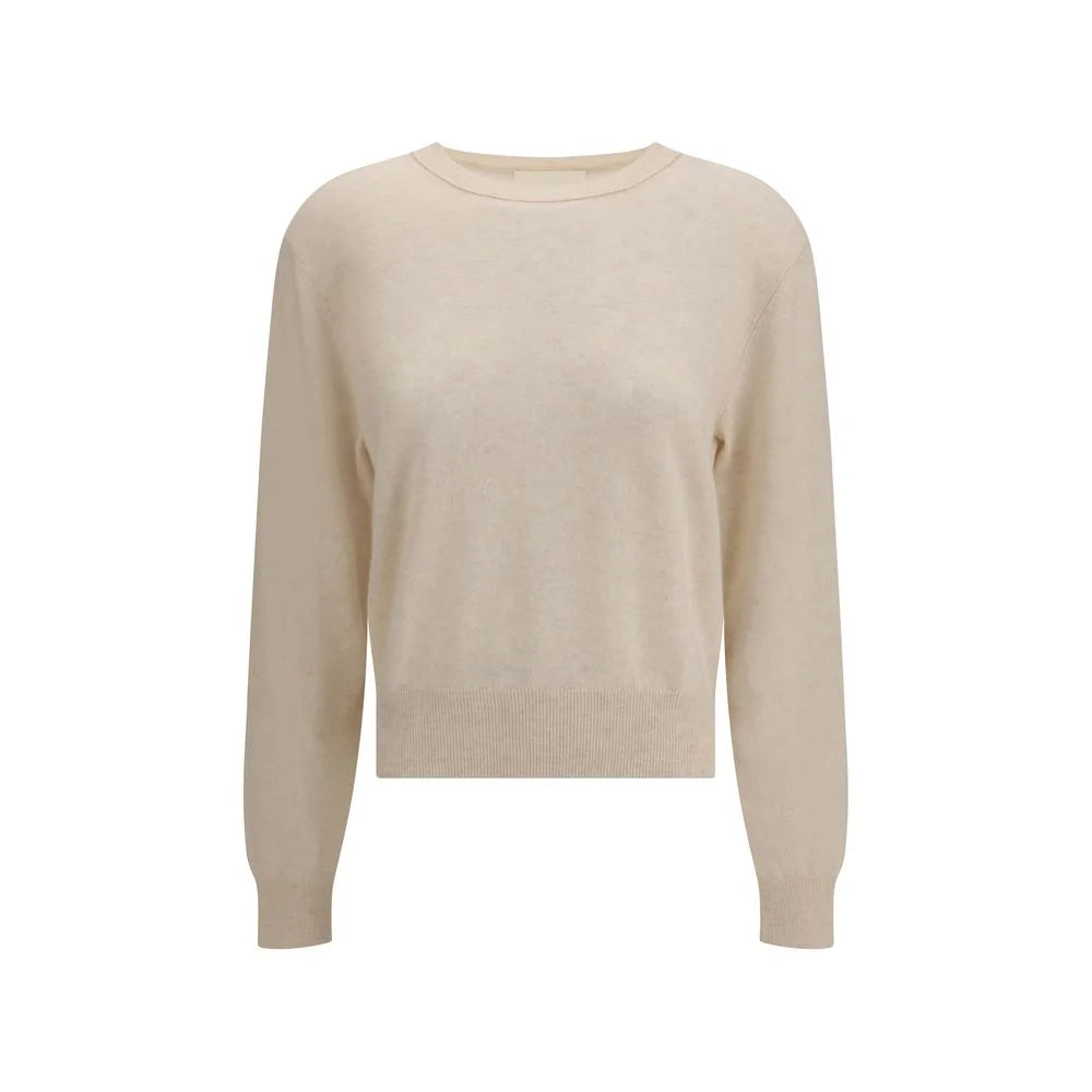 Lisa Yang Cream Fleece Wool Sweatshirt