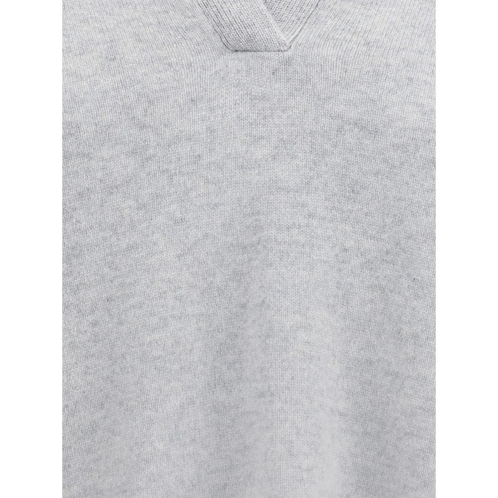 Lisa Yang Gray Cashmere Sweater - 1