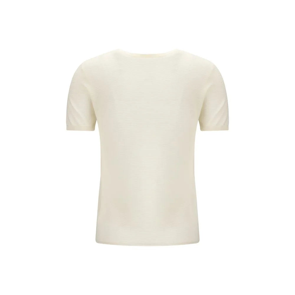 Lisa Yang White Cashmere T-Shirt