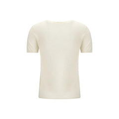 Lisa Yang White Cashmere T-Shirt
