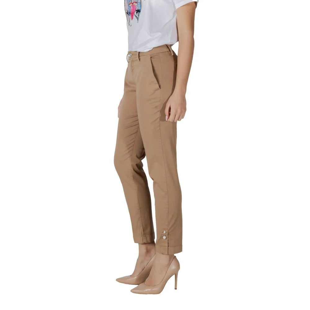 Liu Jo Beige Cotton Chino Pants - W32