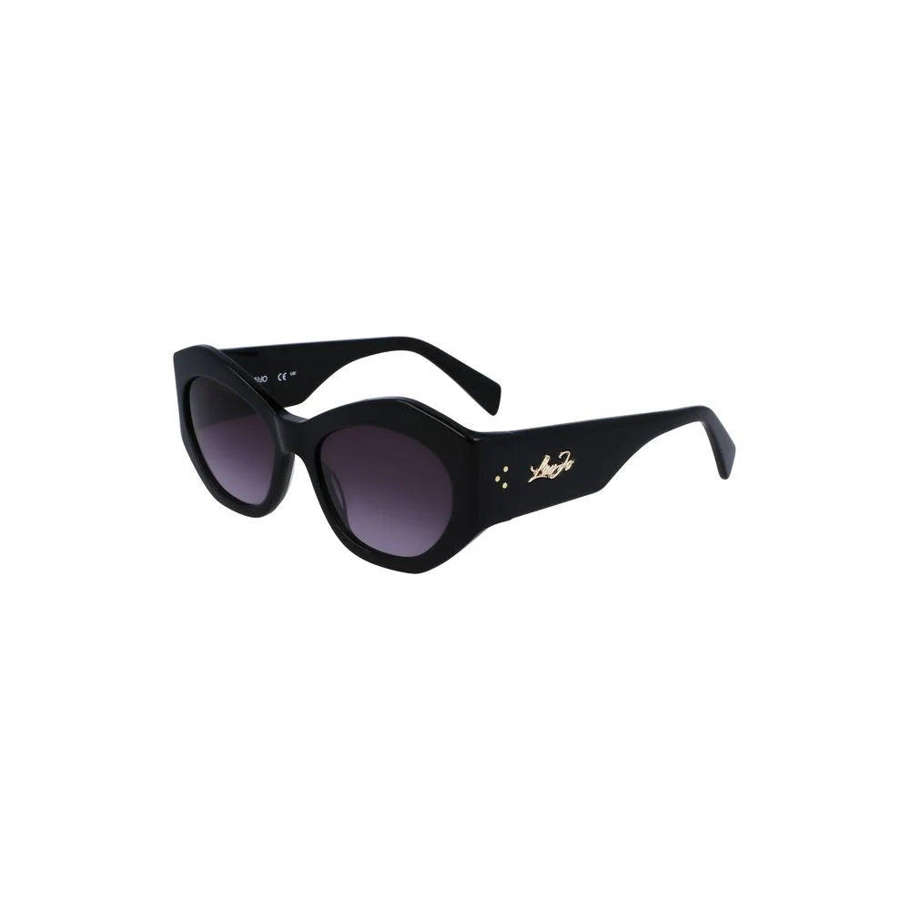 Liu Jo Black Acetate Women Sunglass - Sunglasses