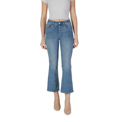 Liu Jo Blue Cotton Bootcut Jean - W32 | L26