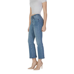 Liu Jo Blue Cotton Bootcut Jean - W32 | L26