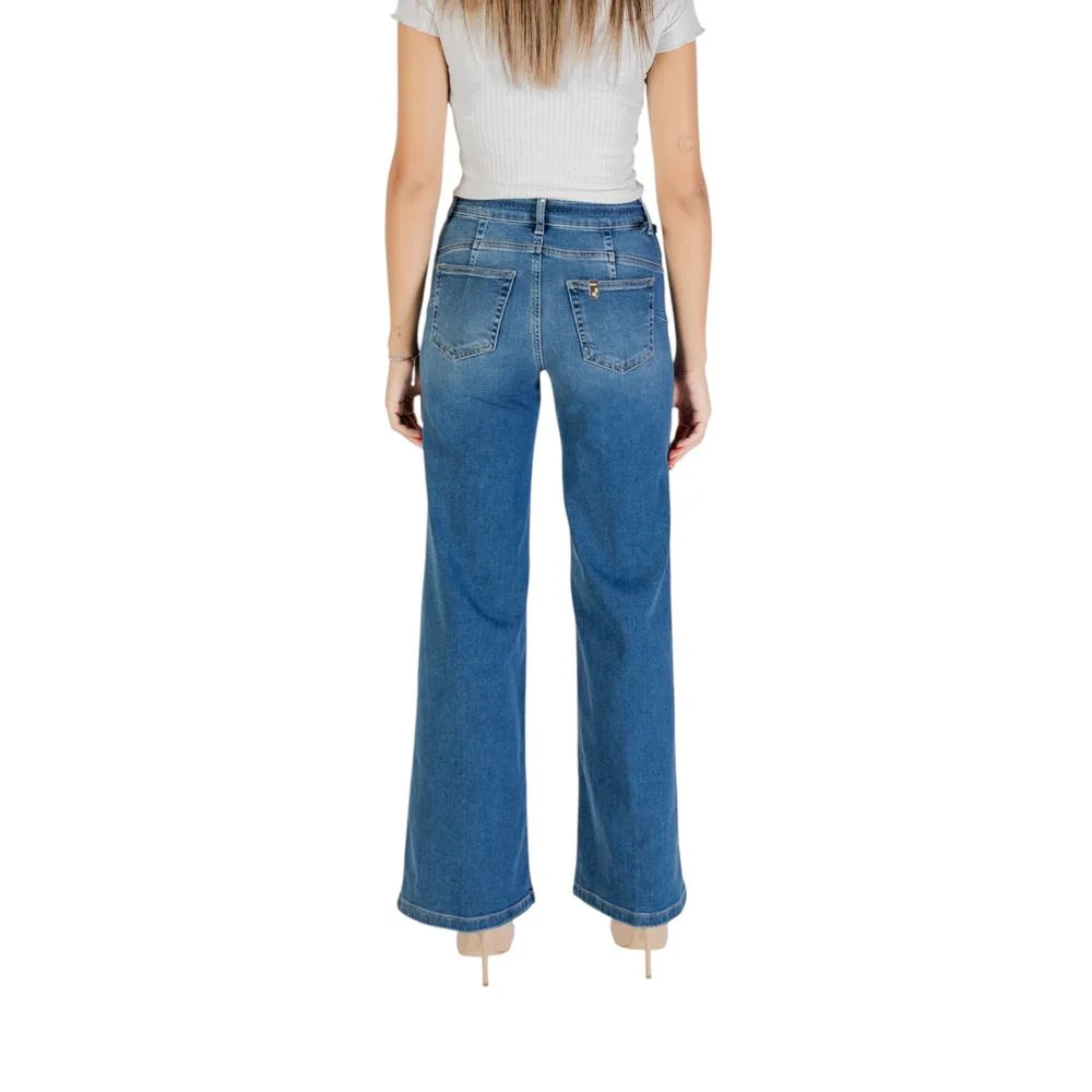 Liu Jo Blue Cotton Bootcut Jeans