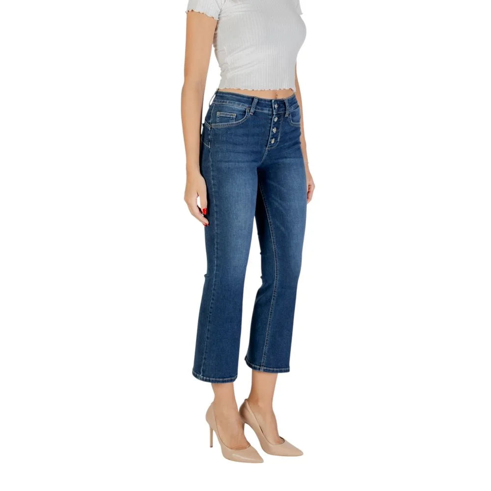 Liu Jo Blue Cotton Bootcut Jeans