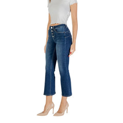 Liu Jo Blue Cotton Bootcut Jeans