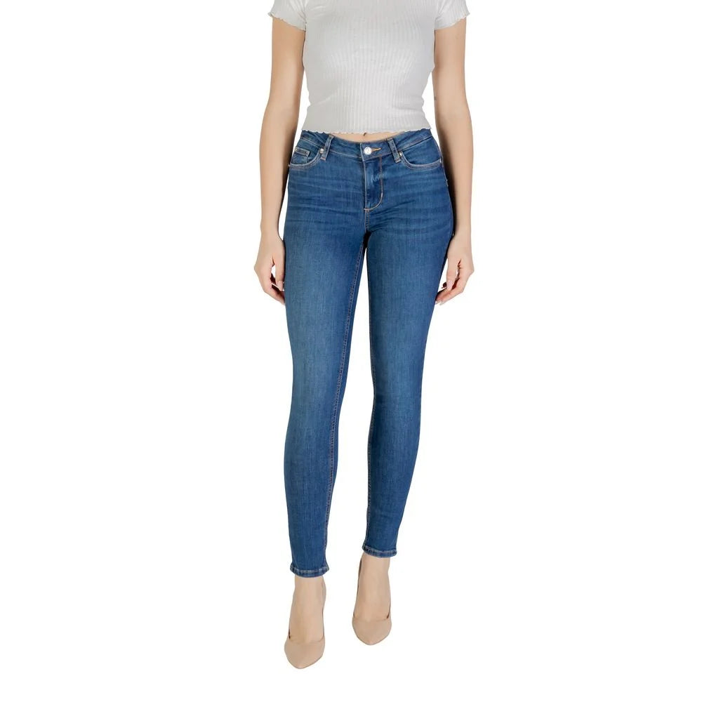 Liu Jo Blue Cotton Skinny Jean - W24