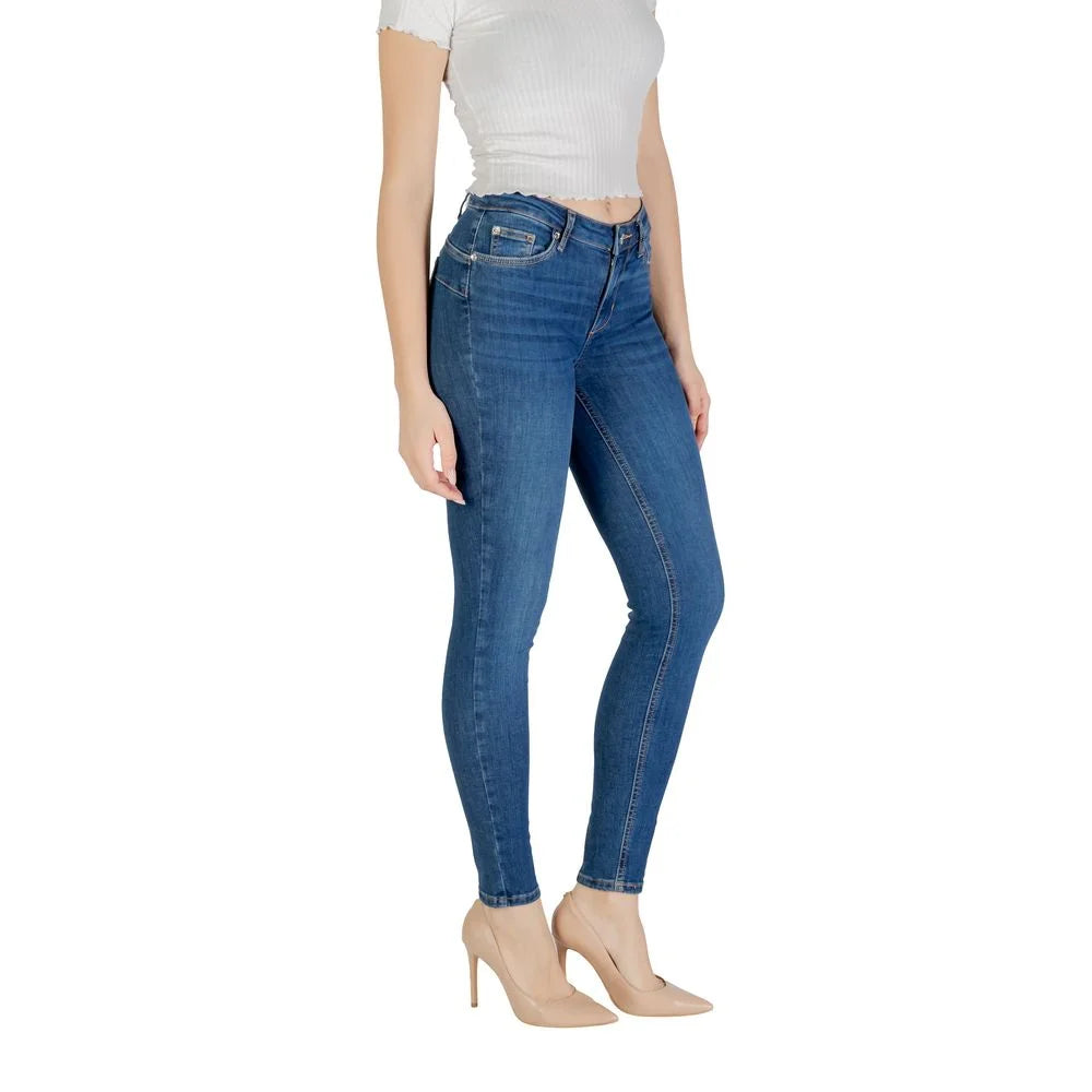 Liu Jo Blue Cotton Skinny Jean - W24