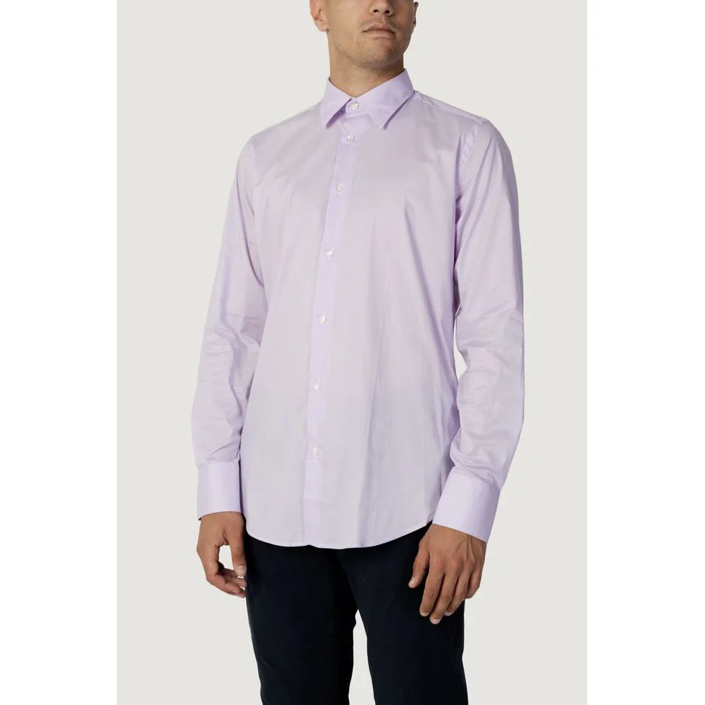 Liu Jo Purple Cotton Shirt - 42