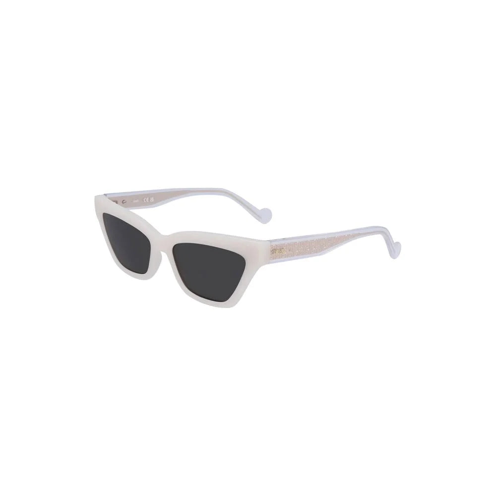 Liu Jo White Injected Women Sunglass - Sunglasses