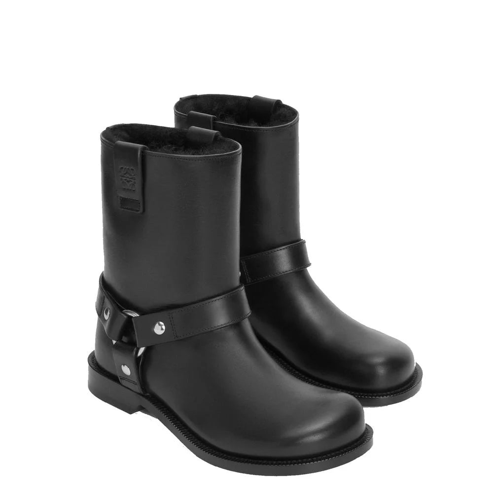 Loewe Black Calfskin Ankle Boots - EU40/US7
