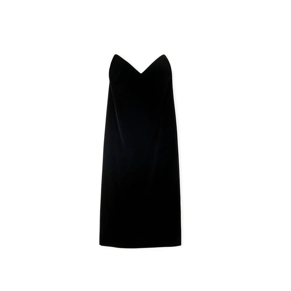 Loewe Black Cotton Cocktail Dress - 38