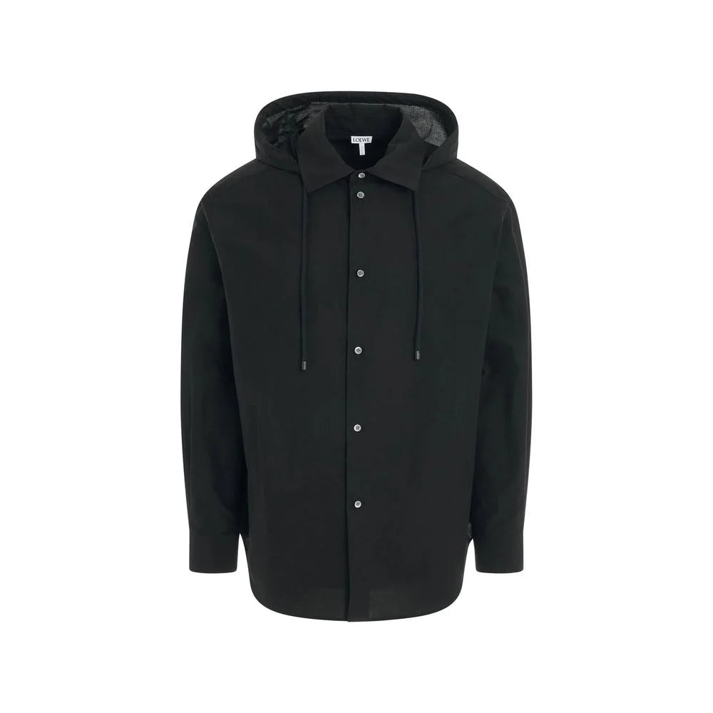Loewe Black Cotton Shell Jacket - M