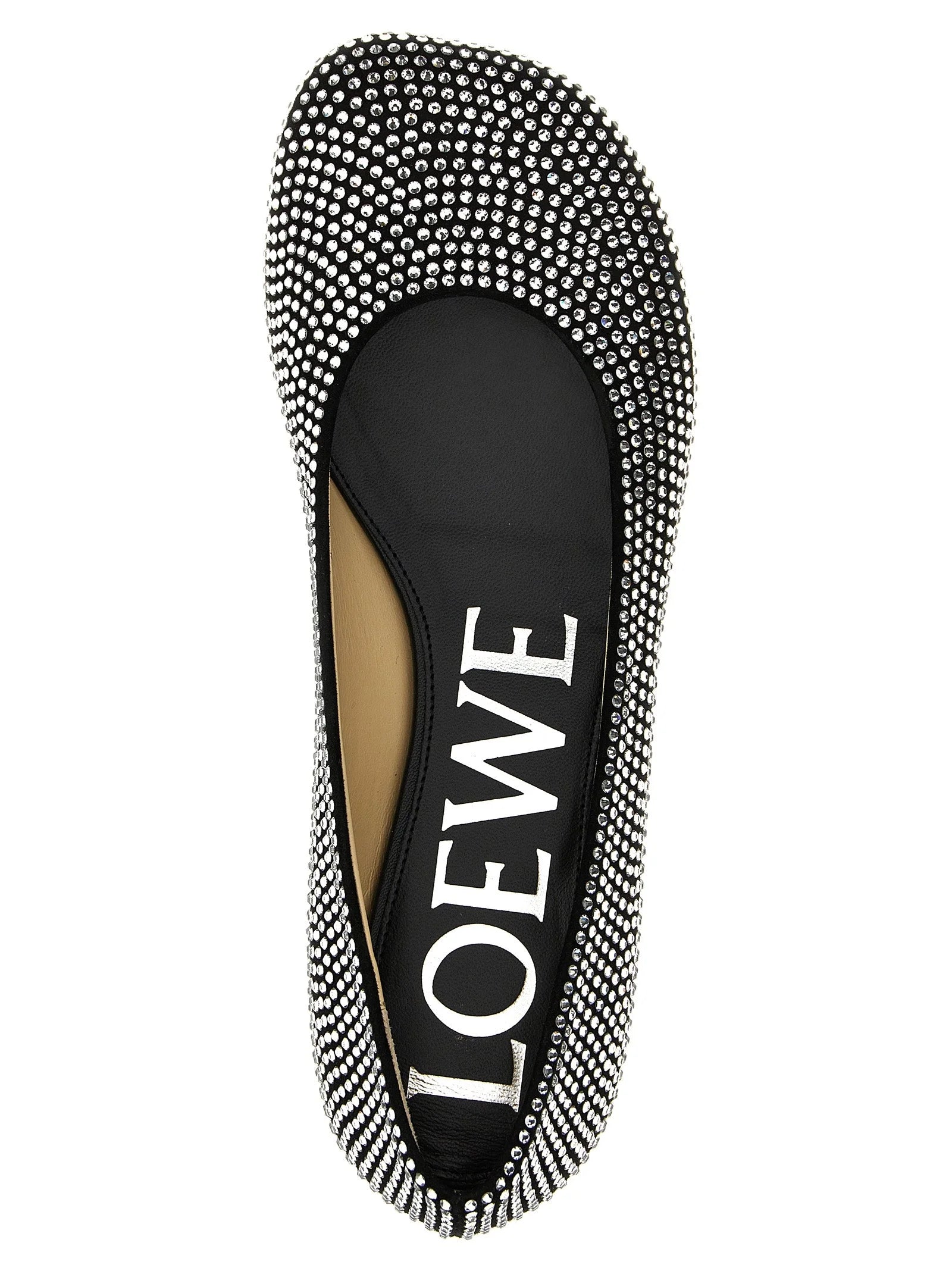 Loewe Black Goatskin Ballet Flats - EU36/US6