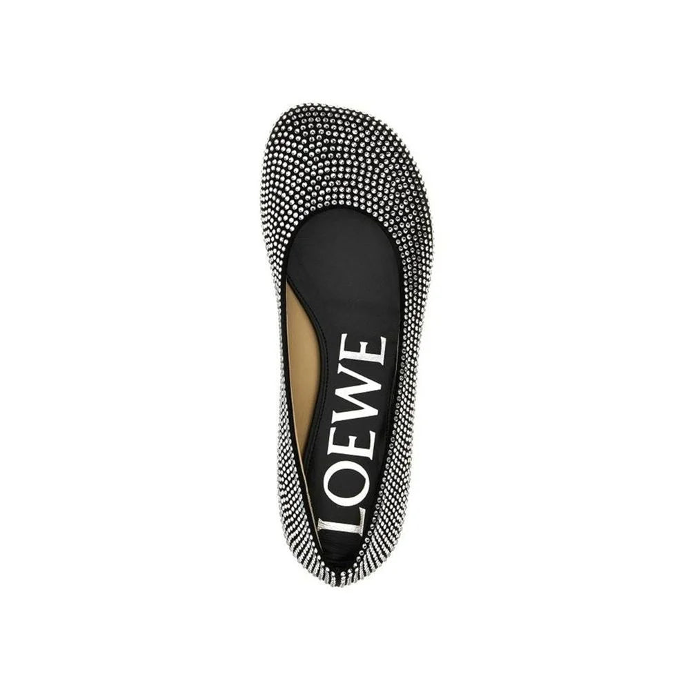 Loewe Black Goatskin Ballet Flats - EU39/US9