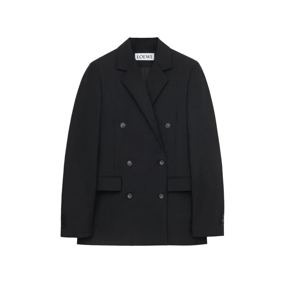 Loewe Sort Mohair Frakke - 42