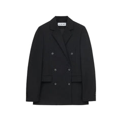 Loewe Sort Mohair Frakke - 42