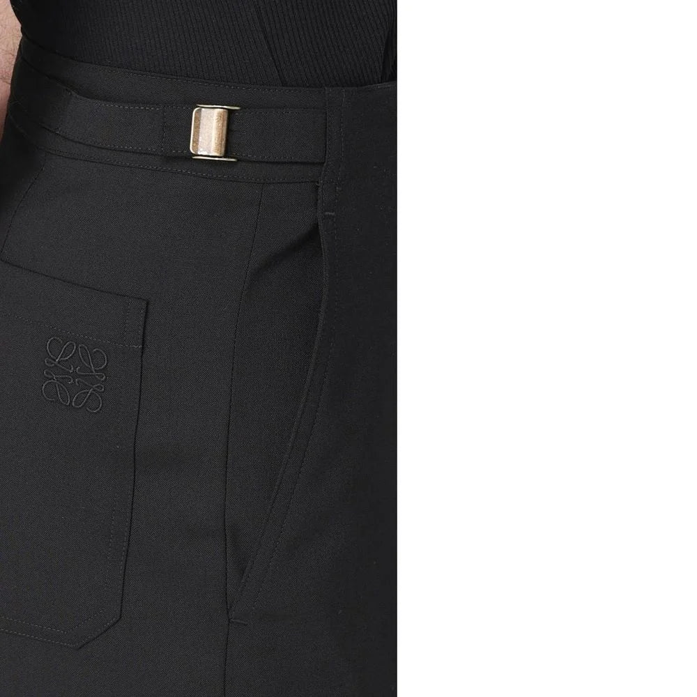 Loewe Black Wool Casual Pants - IT50 | L