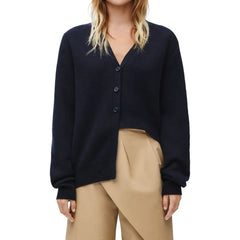 Loewe Blue Cashmere Cardigan
