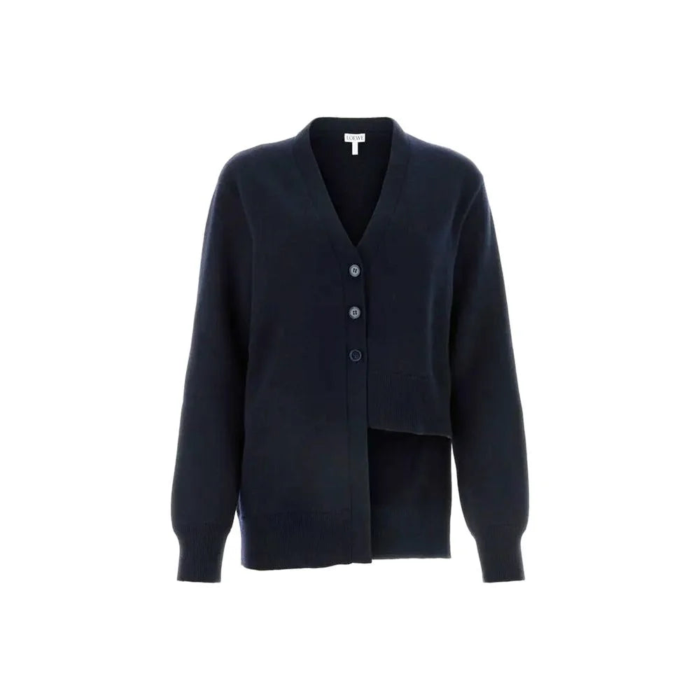Loewe Blue Cashmere Cardigan