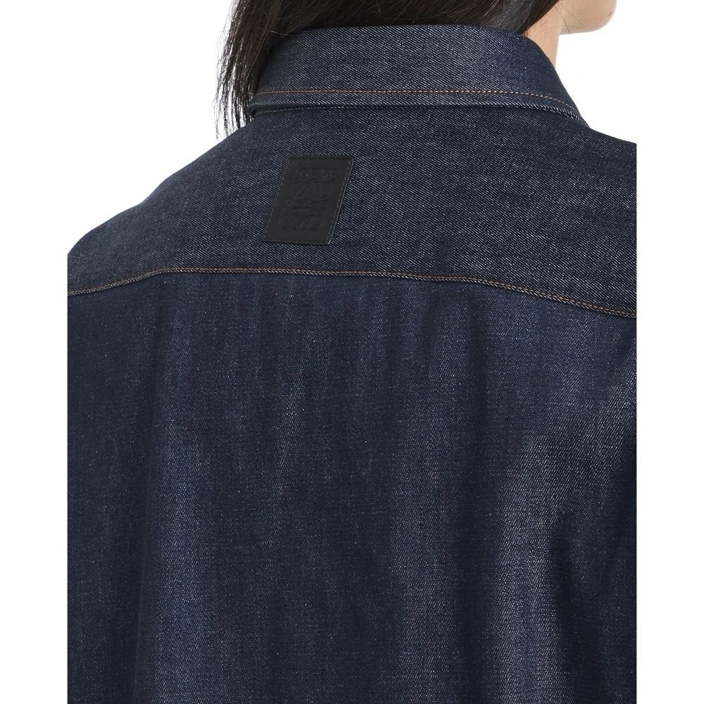 Loewe Blue Cotton Casual Dress - 42
